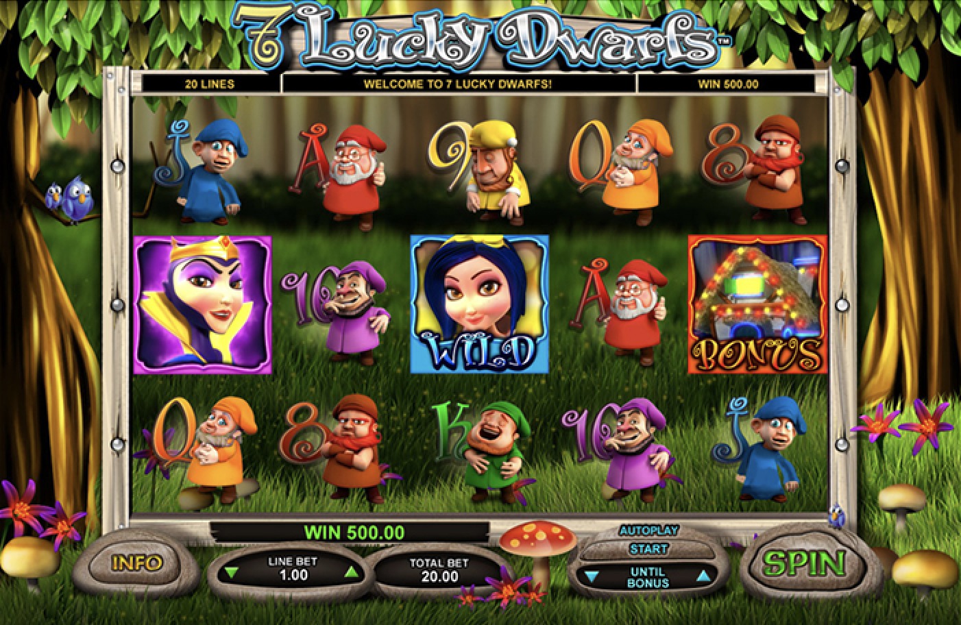 «7 Lucky Dwarfs» — игровые автоматы на деньги от провайдера Leander Games и казино Вулкан